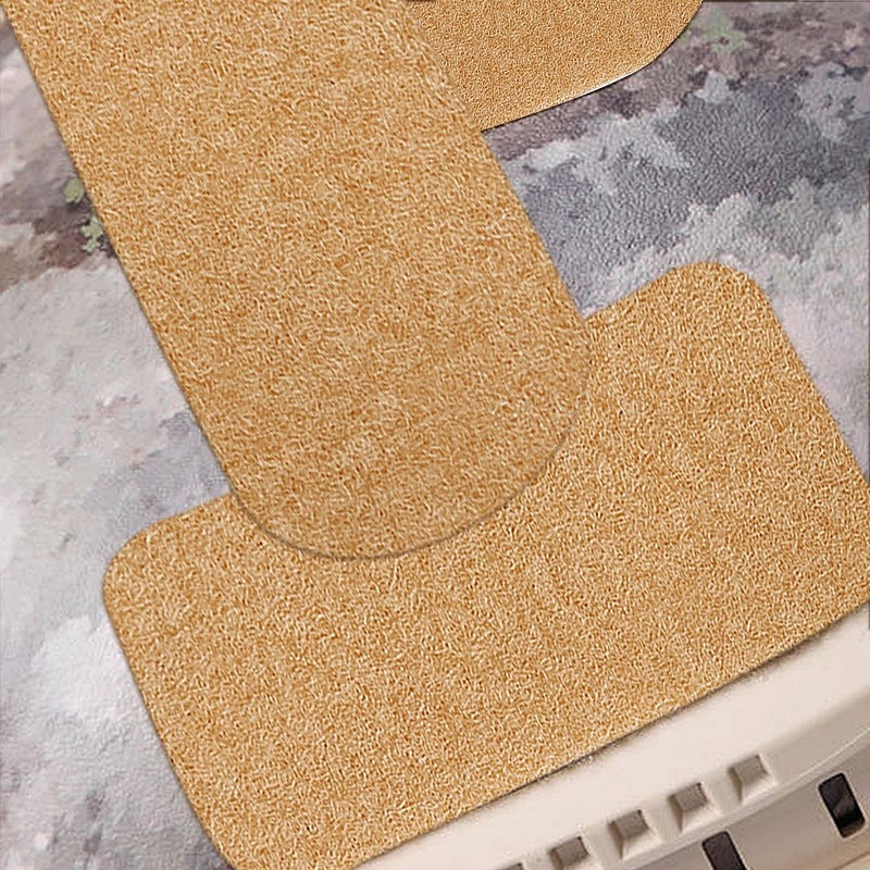 VGEBY1 Helmet Sticker 5pcs Strong Adhesive Helmet Patch Universal DIY Loop and Hook Helmet Accessories(Tan) - Image 4
